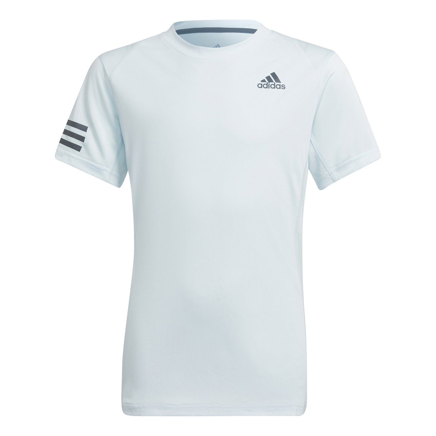 adidas Club 3 Stripes T-shirt Garçons - bleu clair,