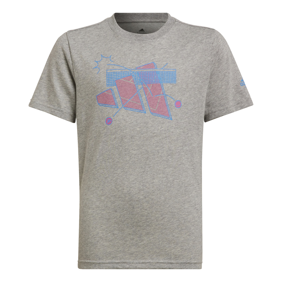 adidas Cat Graphic T-shirt Garçons - gris,
