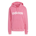 Linear French Terry Sweat à capuche Femmes - pink, blanc