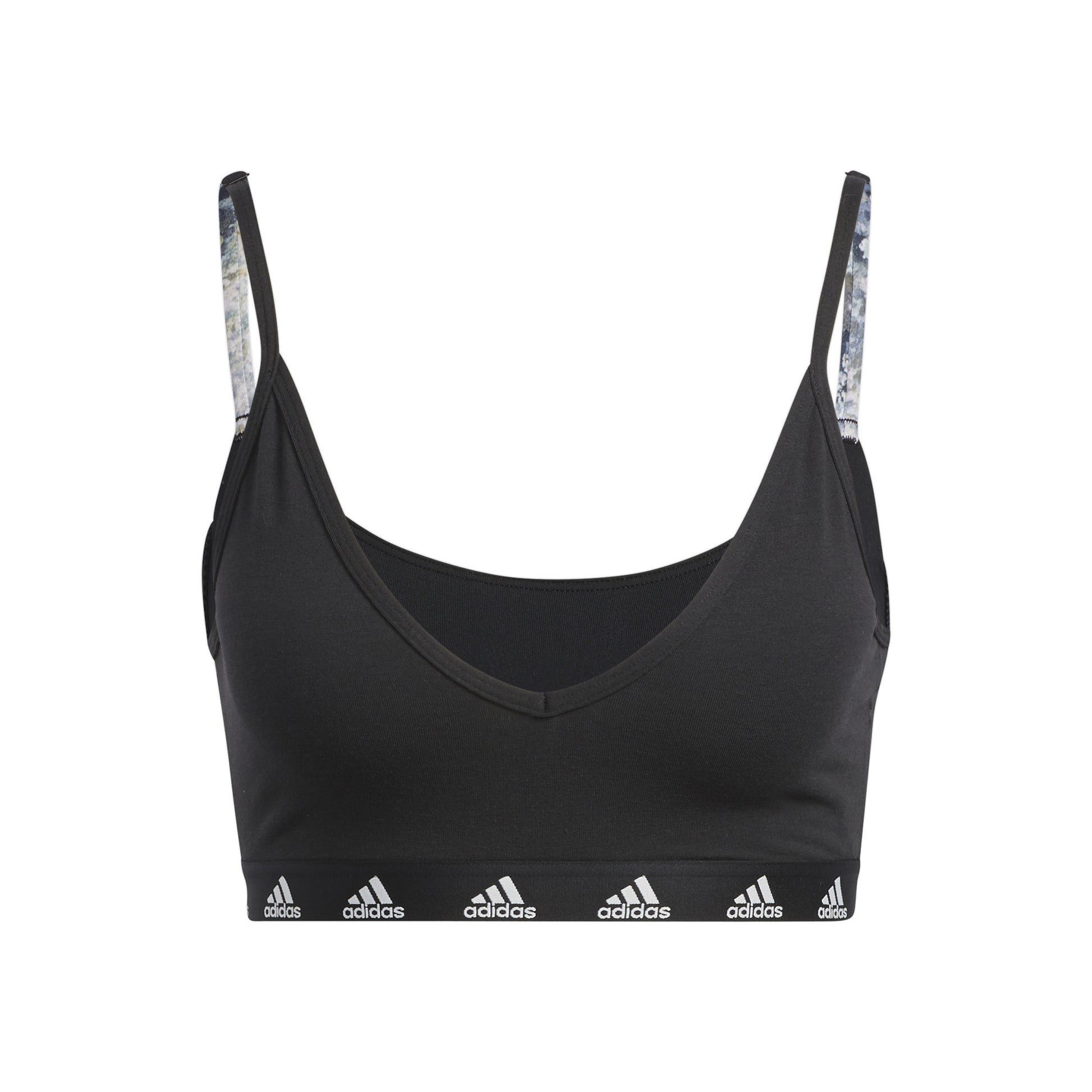 adidas Purebare Light Support Soutien-gorge sport Femmes - noir, blanc
