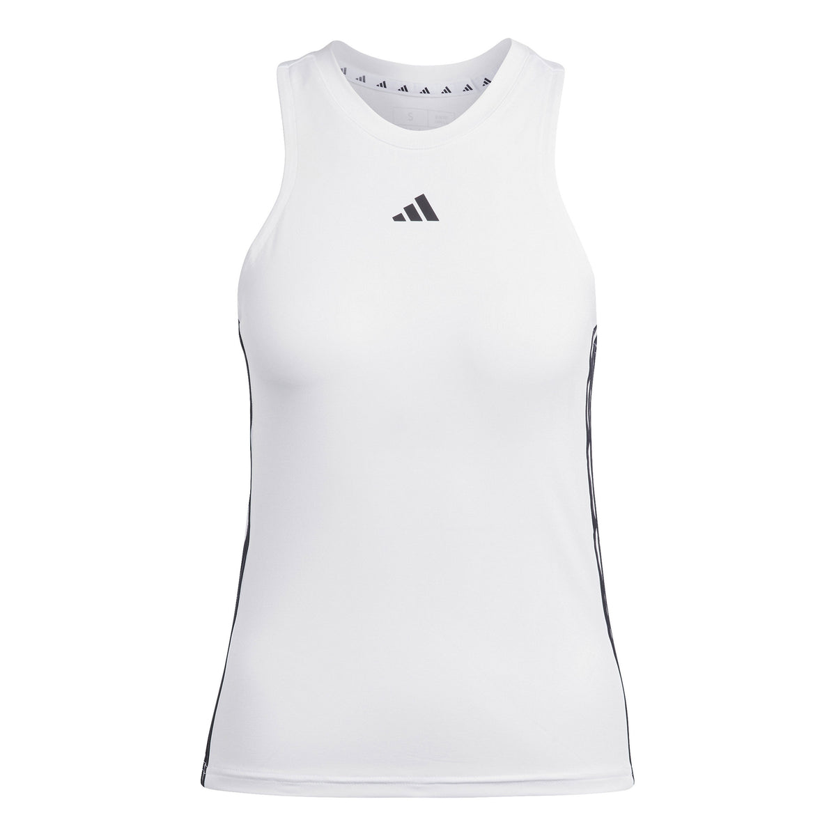 adidas AEROREADY Train Regular 3-Stripes Débardeur tank top Femmes - blanc, noir