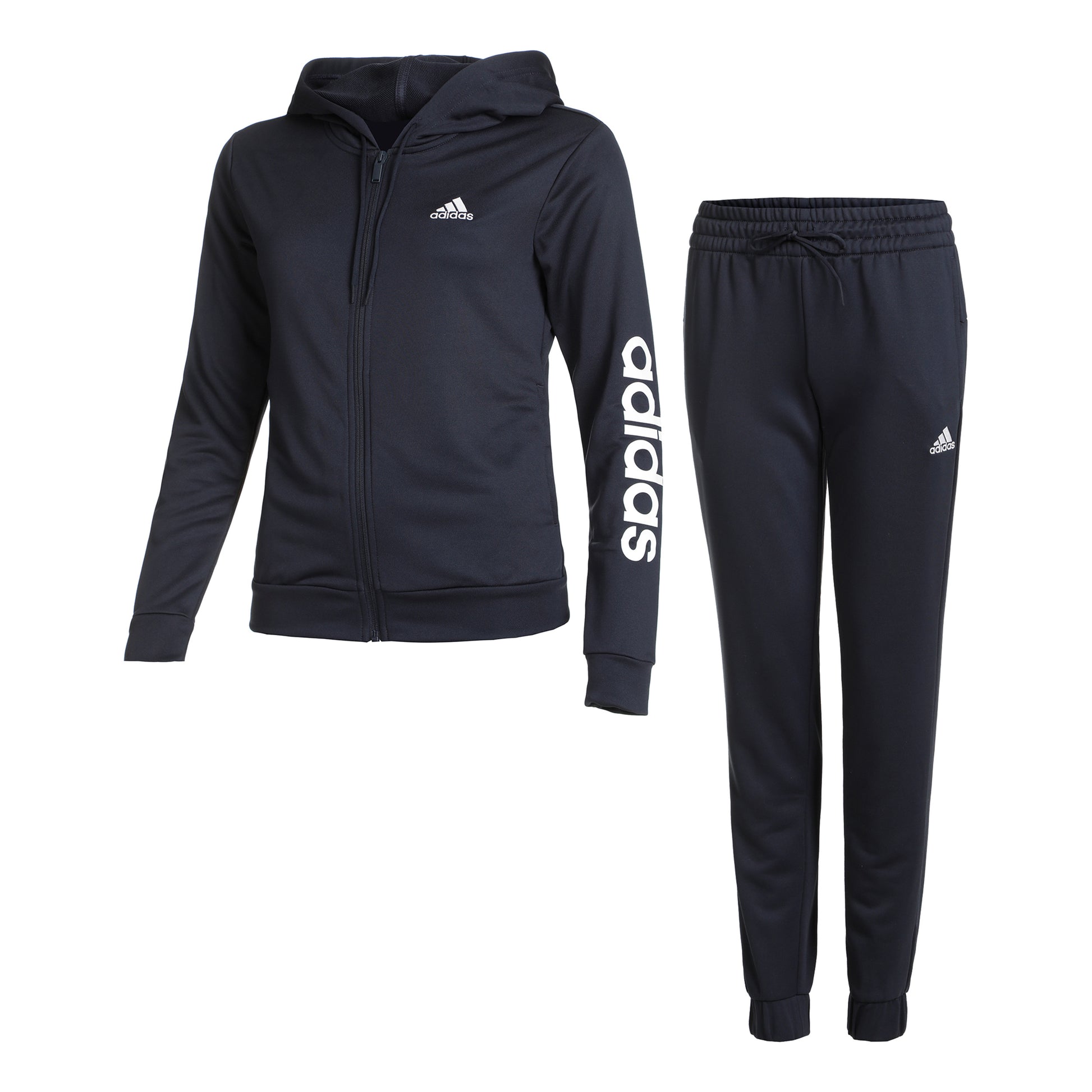 adidas Linear Survêtement Femmes - bleu foncé, blanc