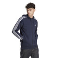 3Stripes Gilet en coton Hommes - bleu foncé, blanc