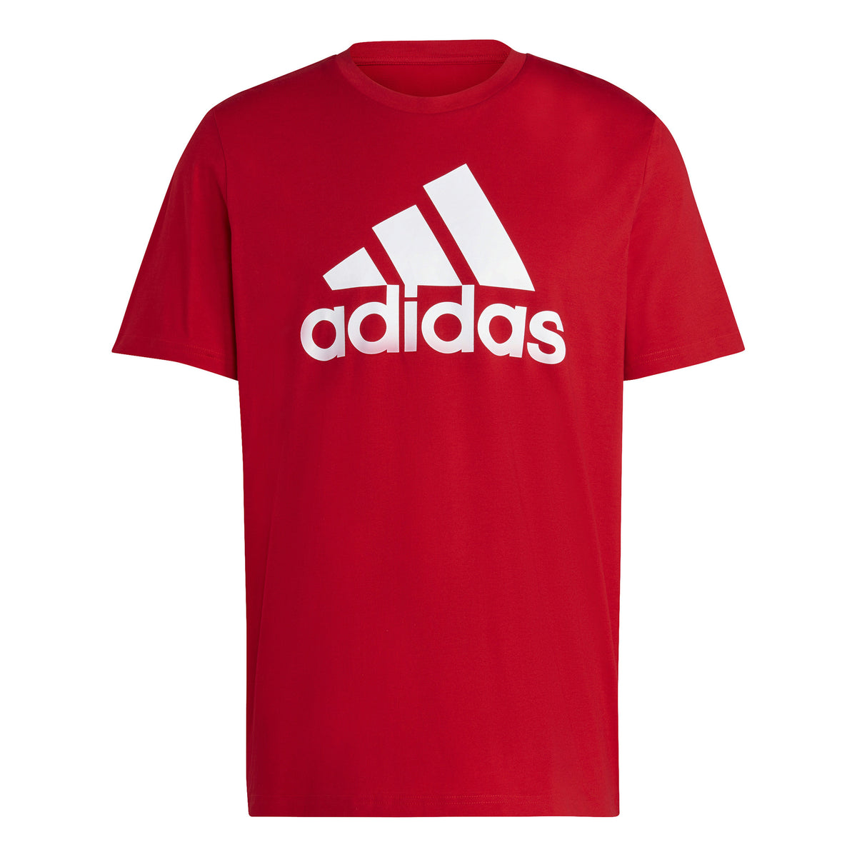adidas Big Logo Single Jersey T-shirt Hommes - rouge, blanc