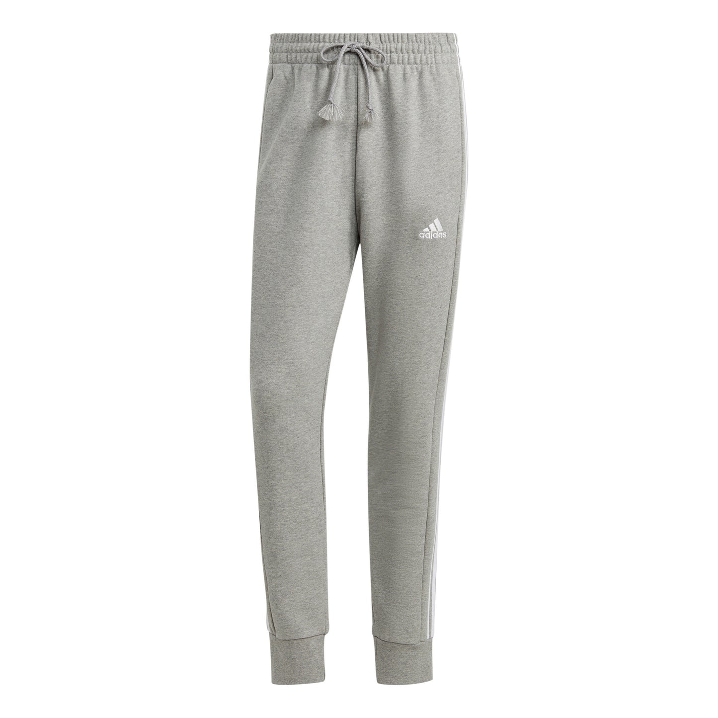 adidas French Terry Tapered Cuff 3-Stripes Pantalon survêtement Hommes - gris clair, blanc