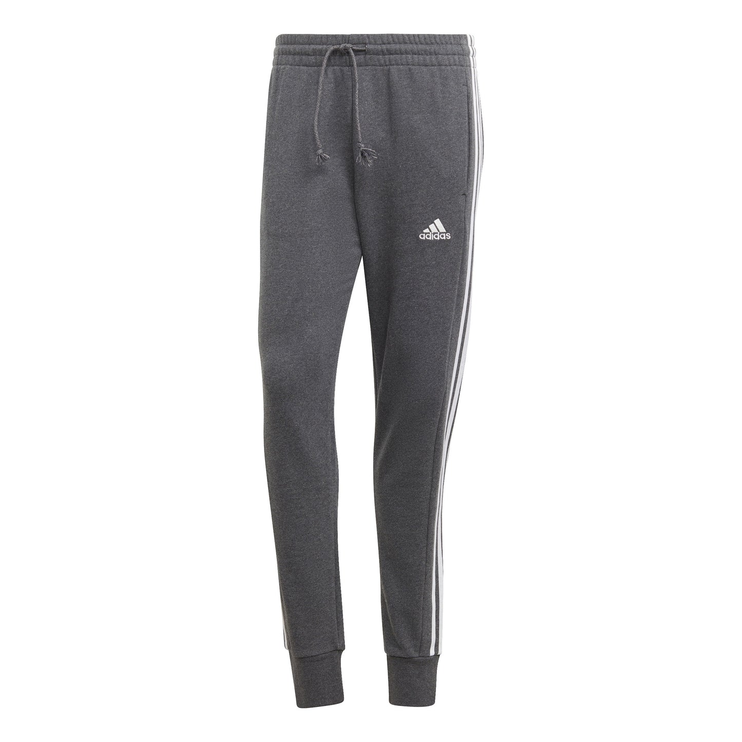 adidas French Terry Tapered Cuff 3-Stripes Pantalon survêtement Hommes - gris, blanc
