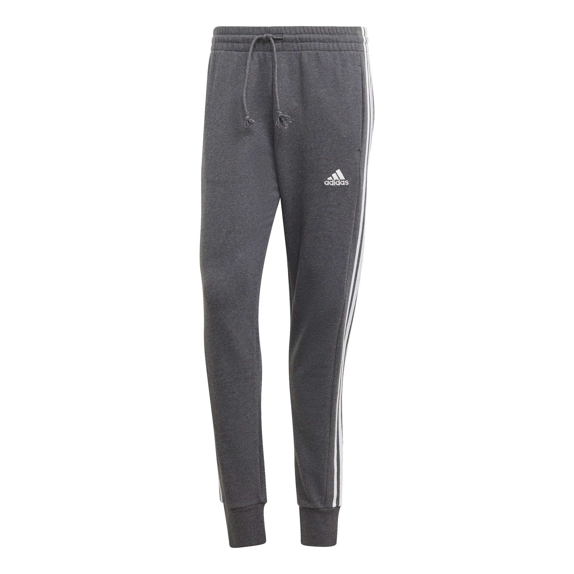 adidas French Terry Tapered Cuff 3-Stripes Pantalon survêtement Hommes - gris, blanc