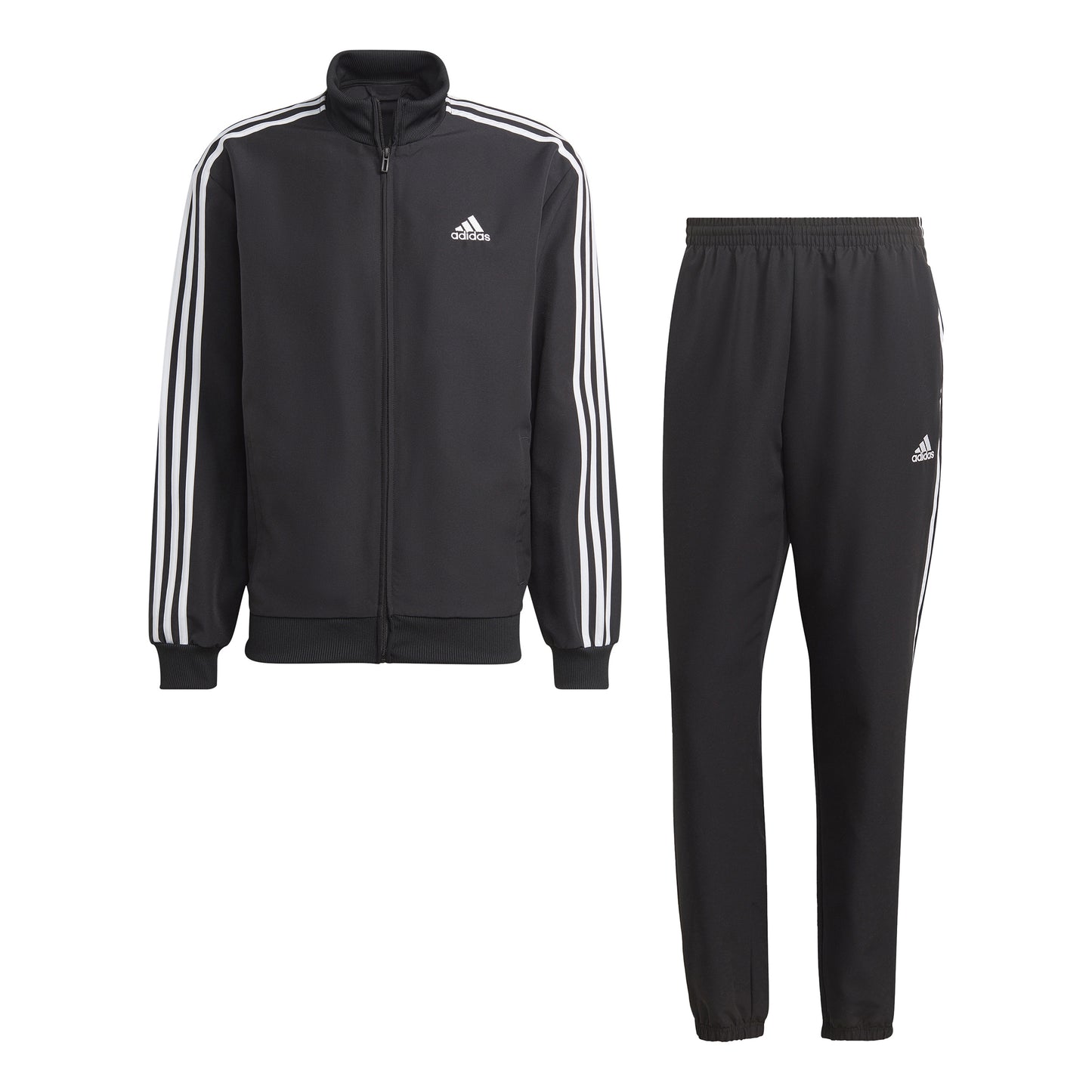 adidas 3Stripes Woven Survêtement Hommes - noir, blanc