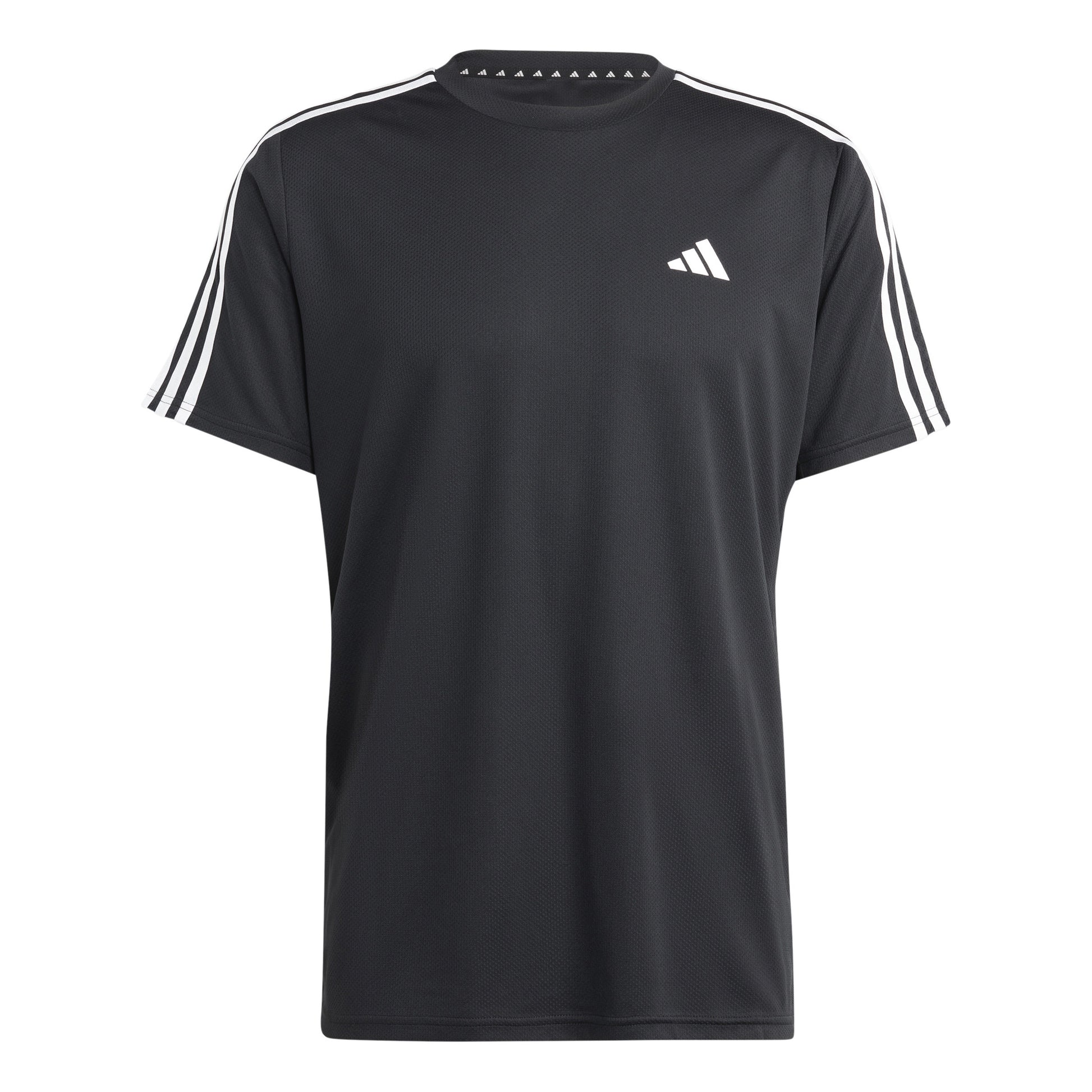 adidas Essentials Train 3-Stripes Training T-shirt Hommes-Noir,Blanc