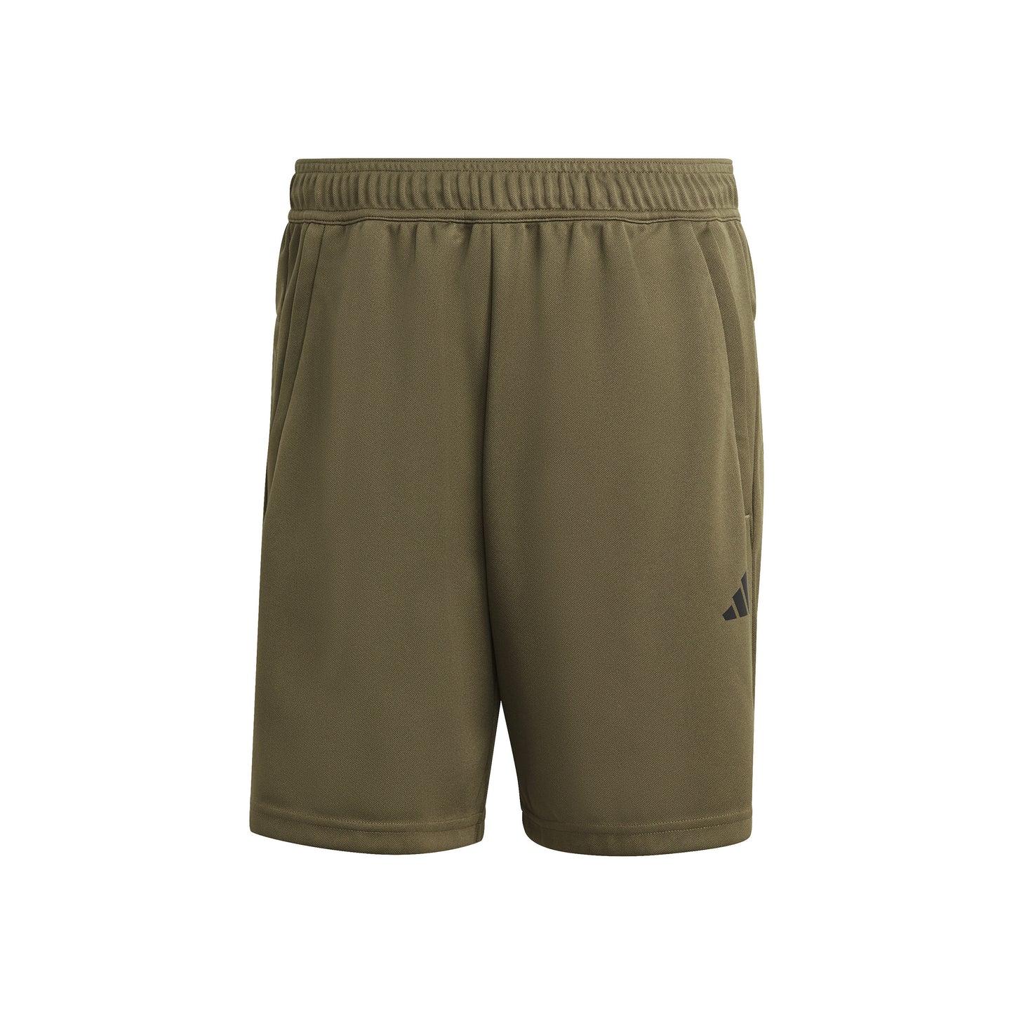 adidas Essentials Stretch 7in Shorts Hommes - vert olive,