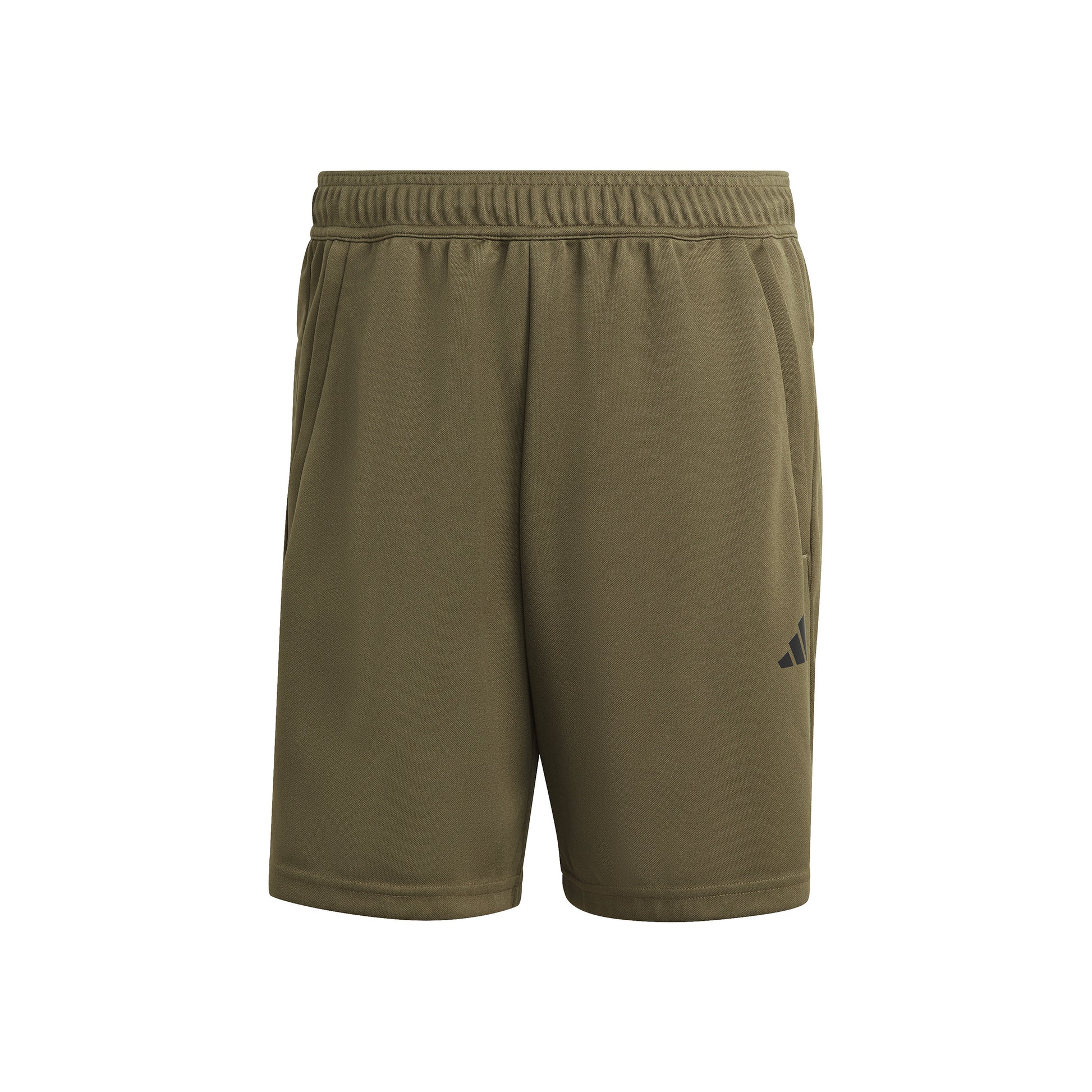 adidas Essentials Stretch 7in Shorts Hommes - vert olive,