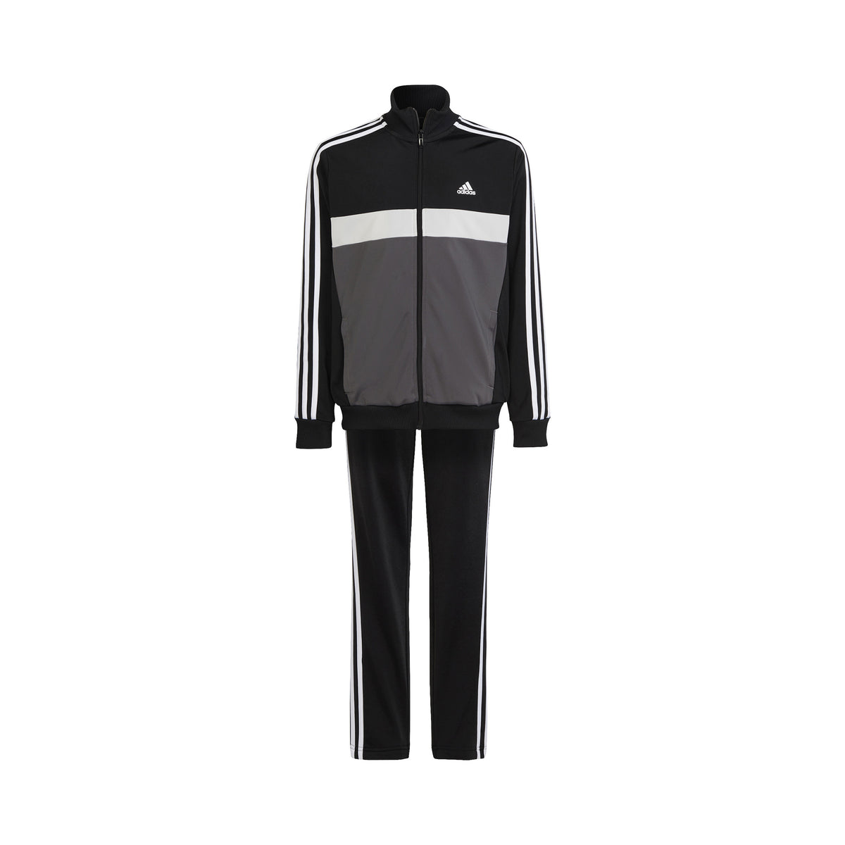adidas 3Stripes Survêtement Enfants - noir, gris