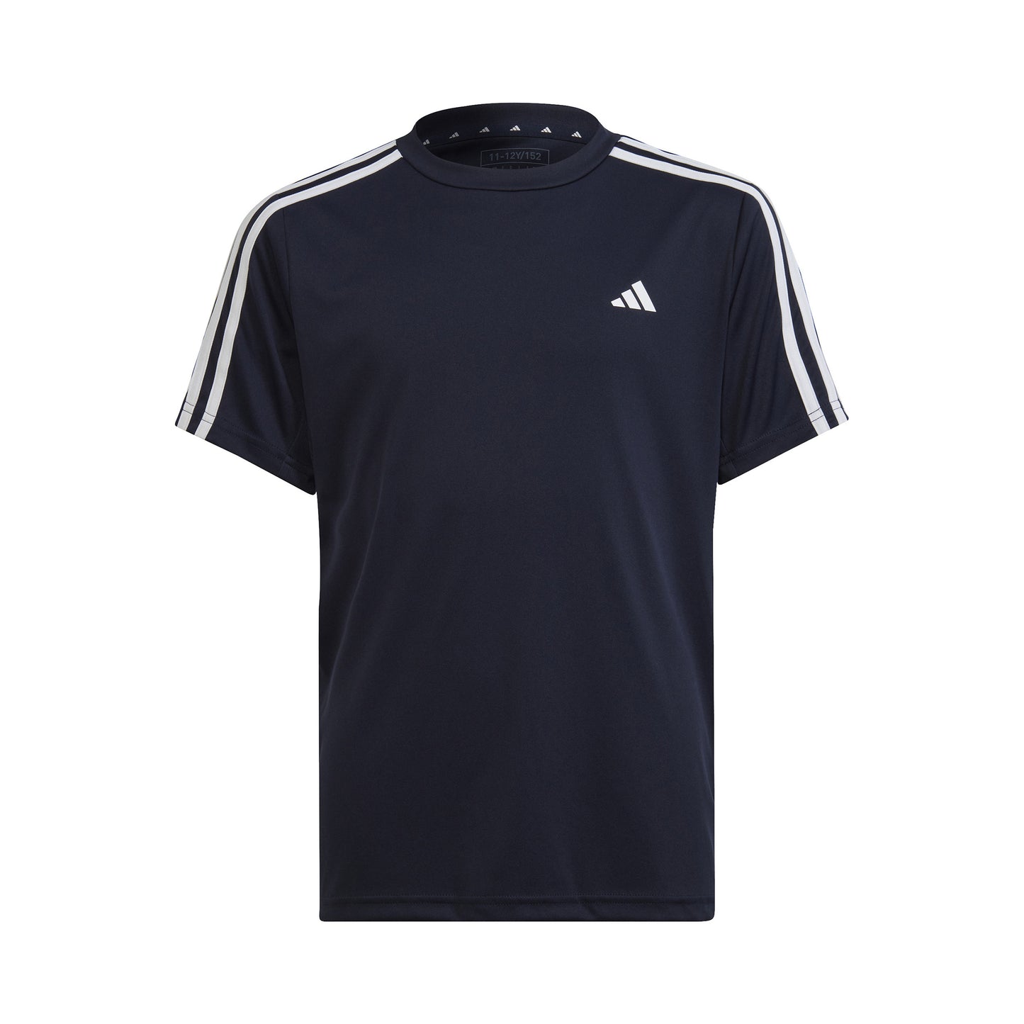 adidas Train AEROREADY 3-Stripes Regular-Fit T-shirt Garçons - bleu foncé, blanc