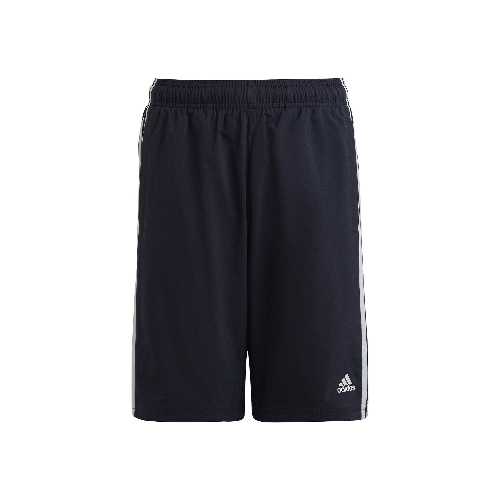 adidas 3Stripes Shorts Garçons - bleu foncé, blanc