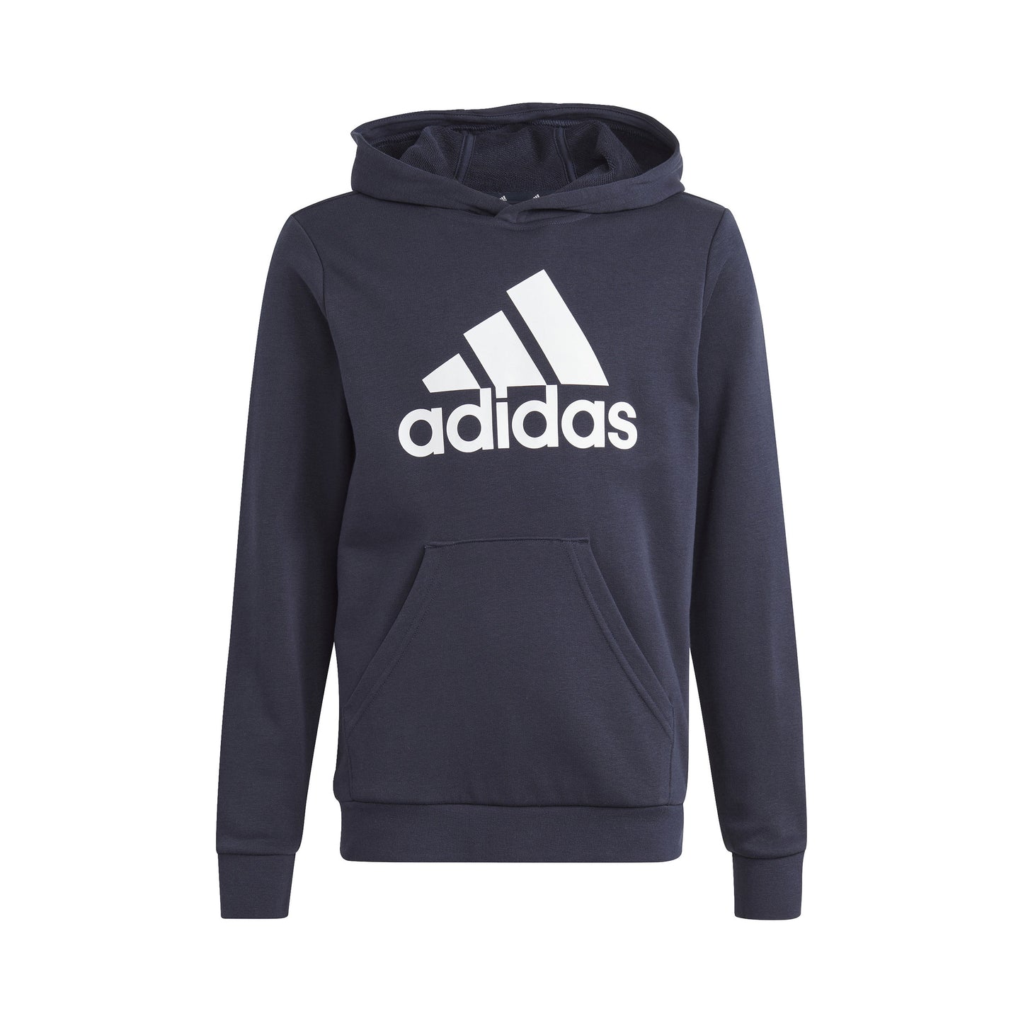 adidas Big Logo Cotton Sweat à capuche Garçons - bleu foncé, blanc