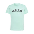 Linear T-shirt Filles - mint, noir