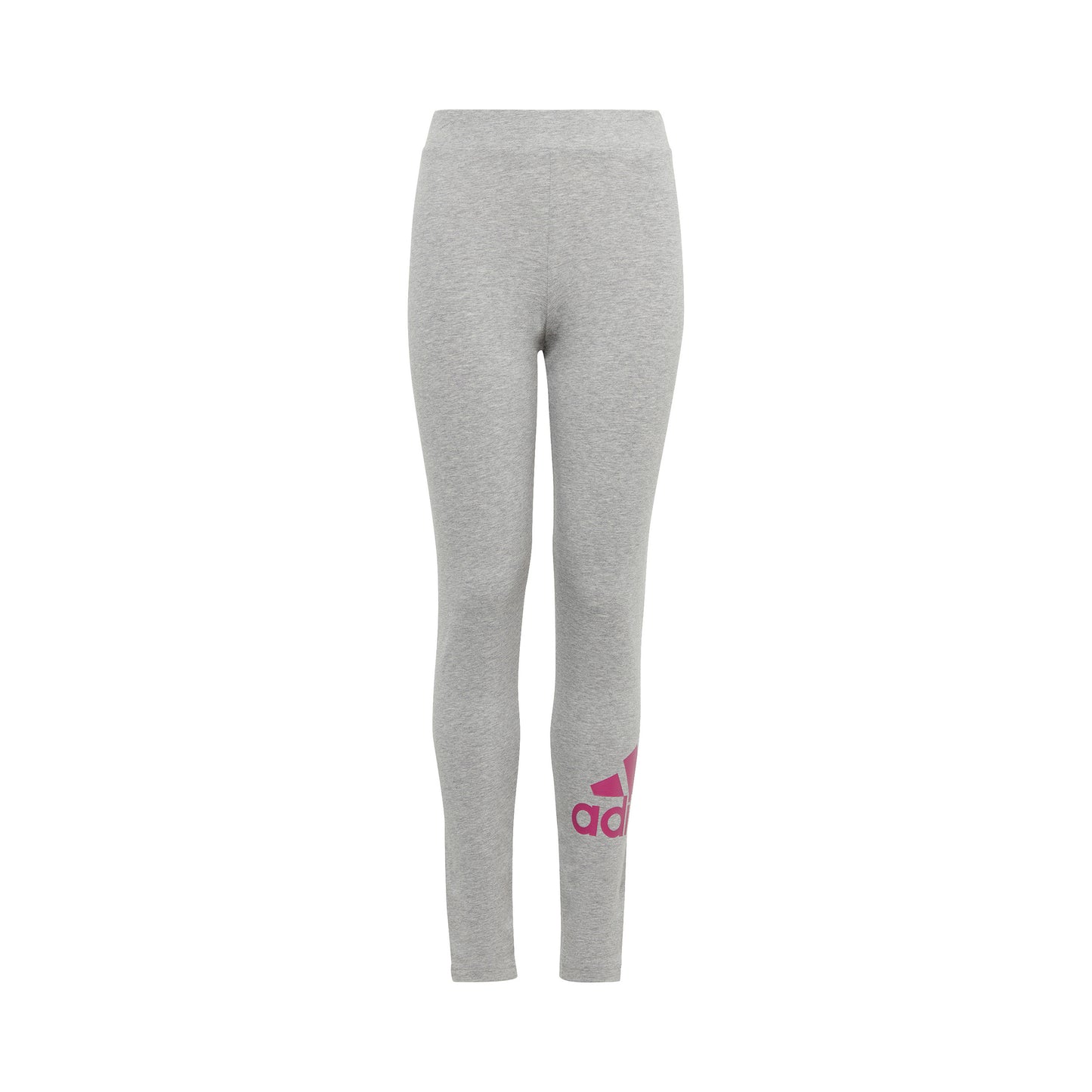 adidas Big Logo Cotton Collant tight Filles - gris clair, pink