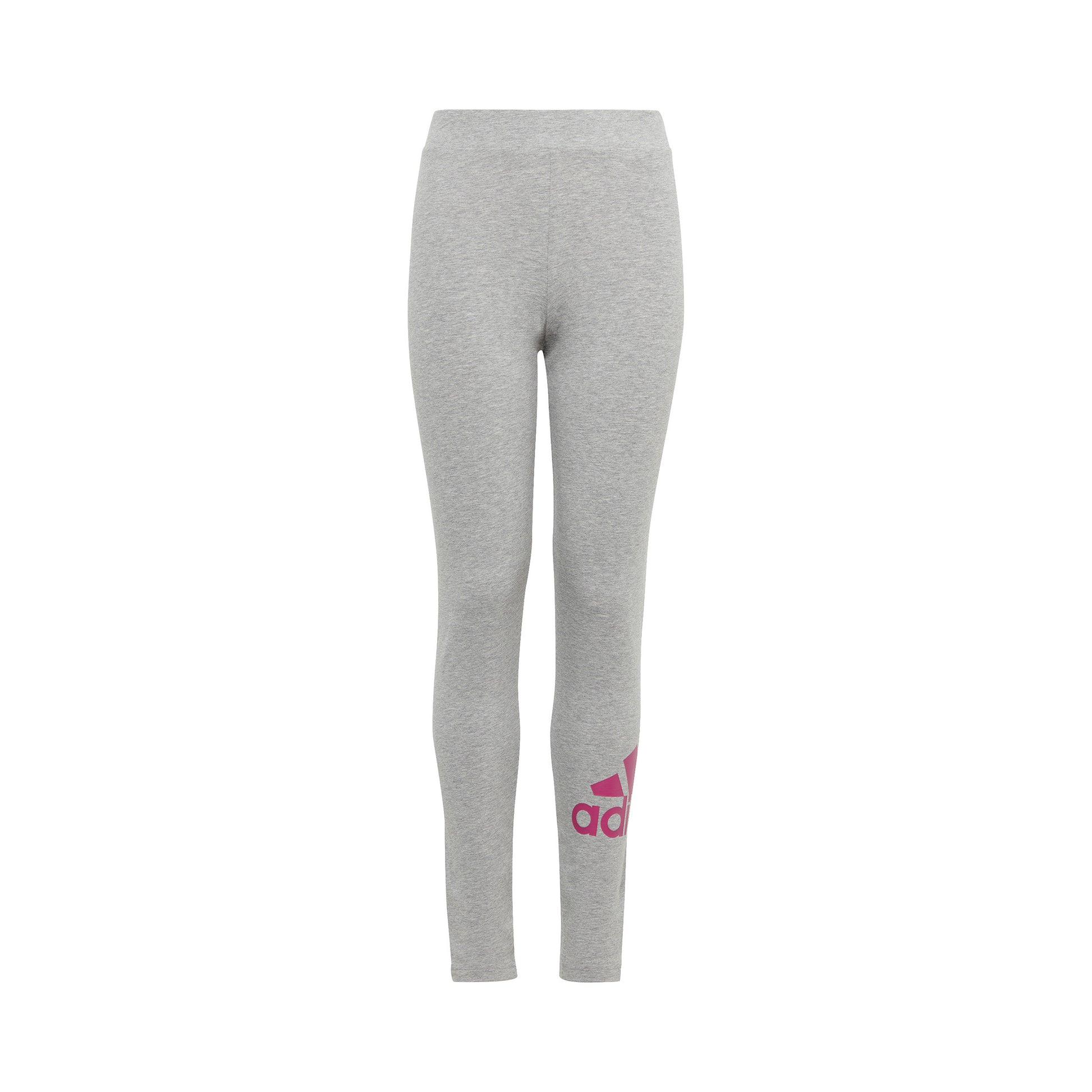 adidas Big Logo Cotton Collant tight Filles - gris clair, pink