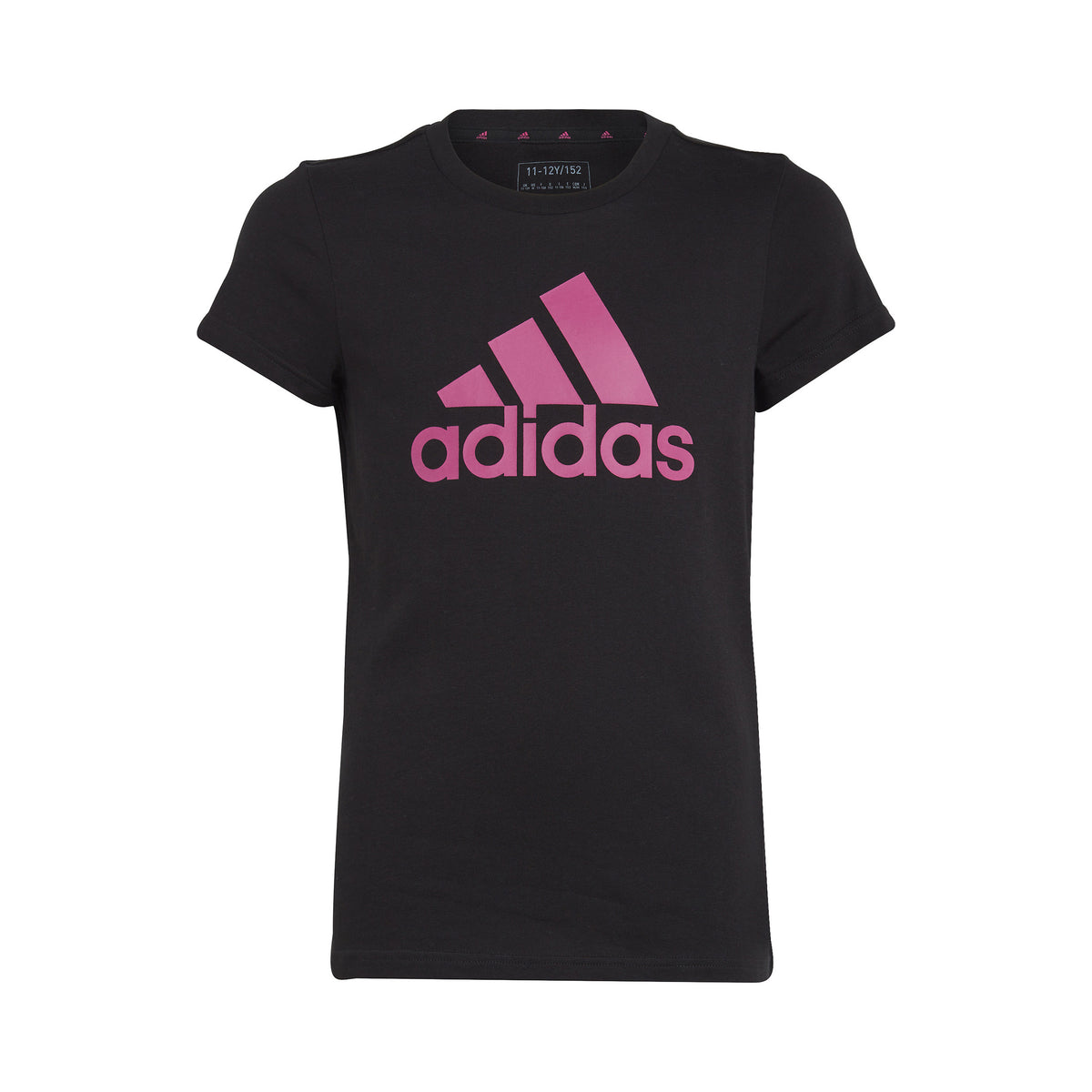 adidas Big Logo T-shirt Filles - noir, pink