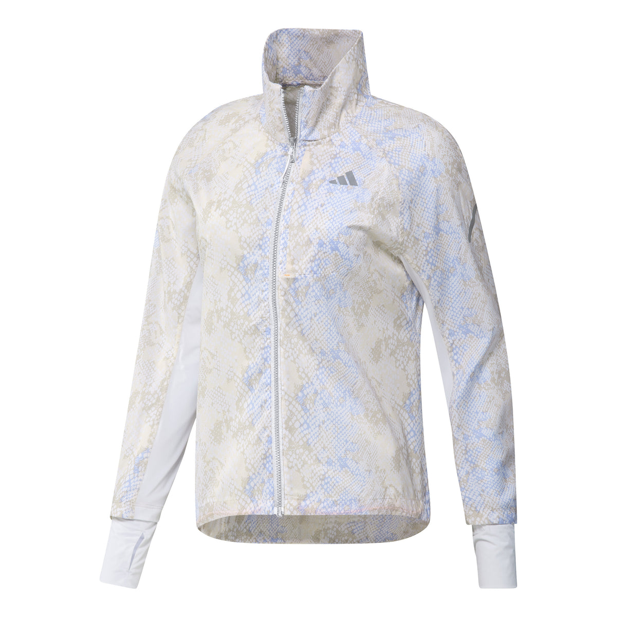 adidas Fast All Over Print Veste running Femmes - blanc, gris