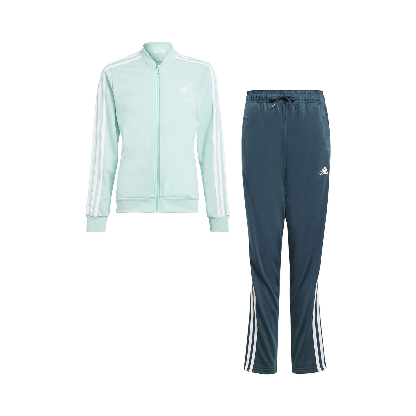 adidas 3Stripes Survêtement Filles - mint, bleu petrol
