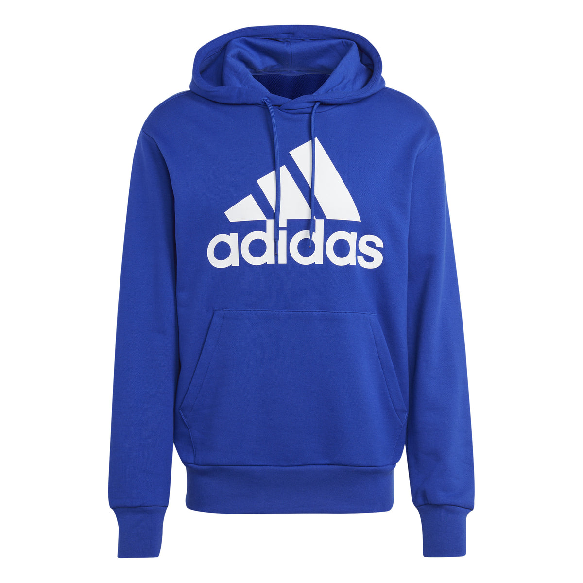 adidas Big Logo French terry Sweat à capuche Hommes - bleu, blanc