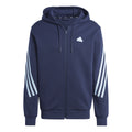 Future Icon 3 Stripes Full-Zip Gilet en coton Hommes - bleu foncé, turquoise