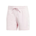 Linear French terry Shorts Femmes - rosé, blanc