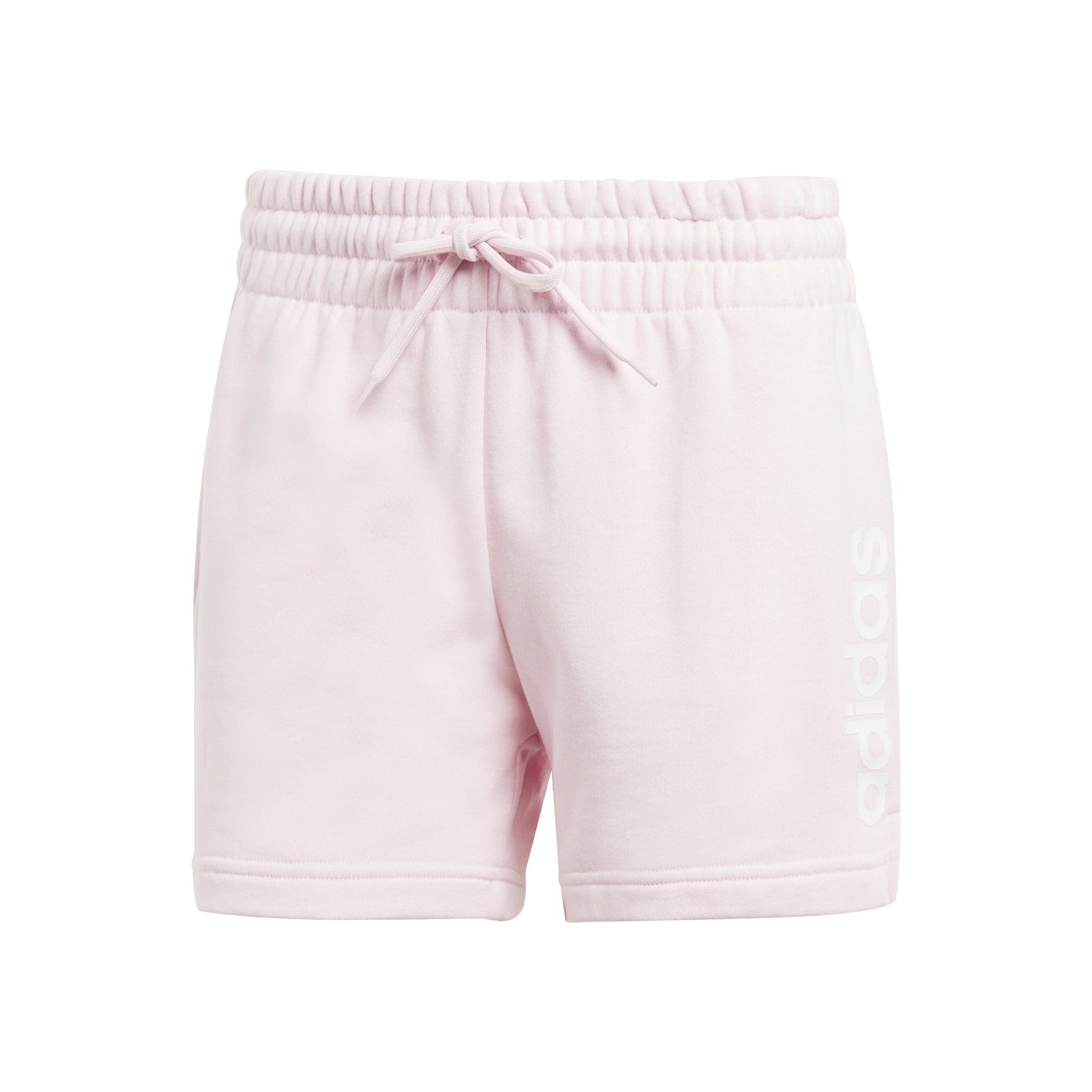adidas Linear French terry Shorts Femmes - rosé, blanc