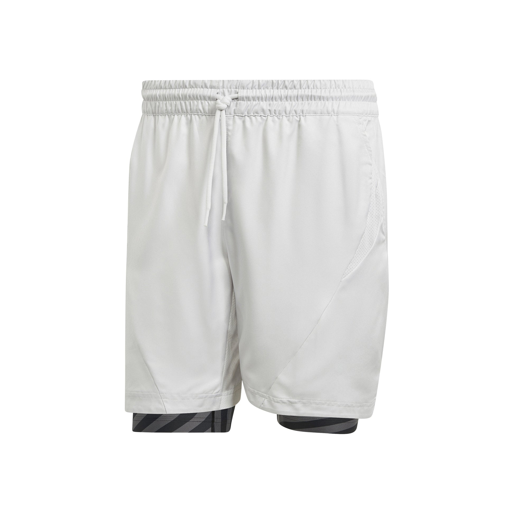 adidas 2in1 Pro Shorts Hommes-Gris Clair,Noir