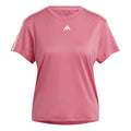 Essentials 3 Stripes T-shirt Femmes - pink, blanc