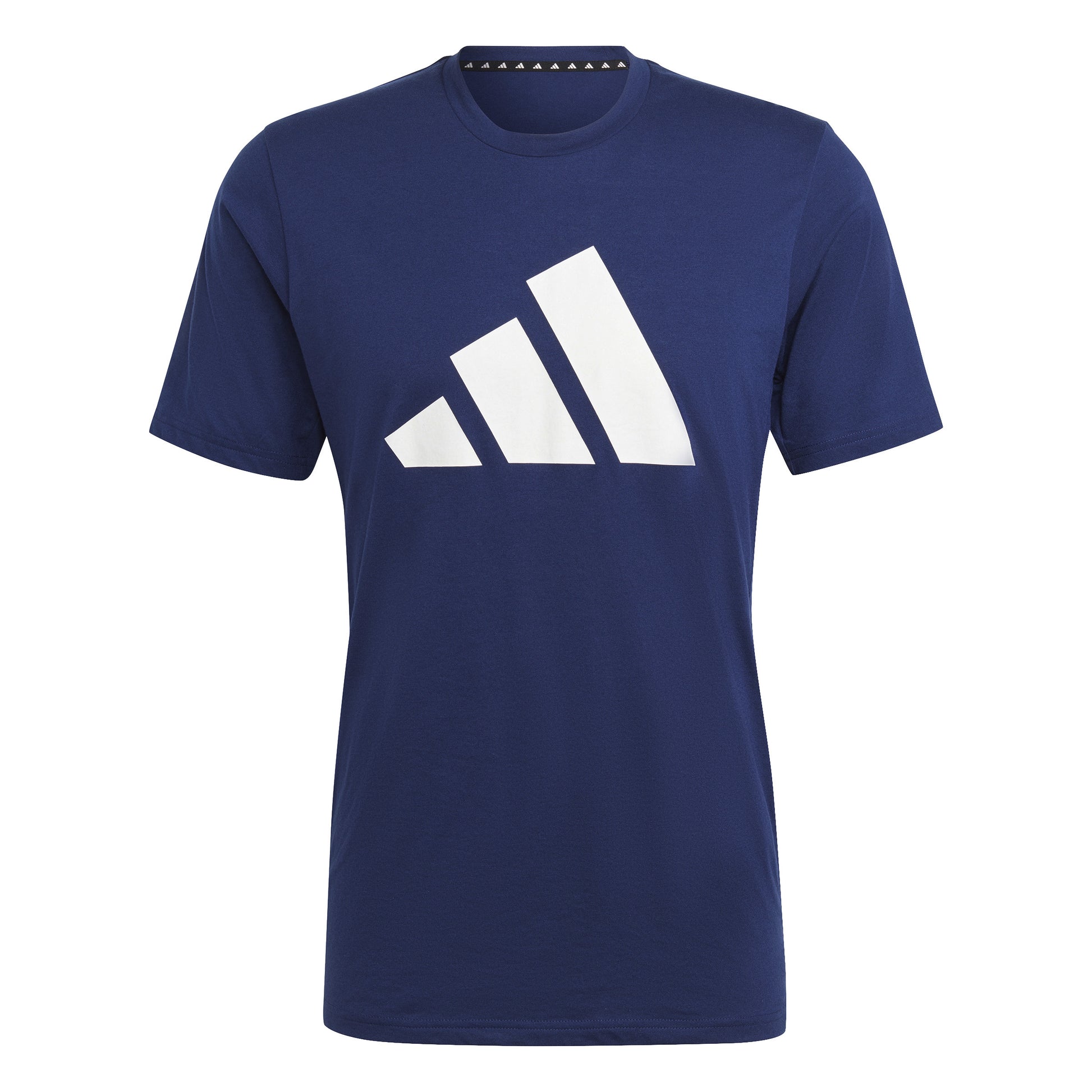 adidas Training Essential Feel Ready Logo T-shirt Hommes-Bleu Foncé,Blanc