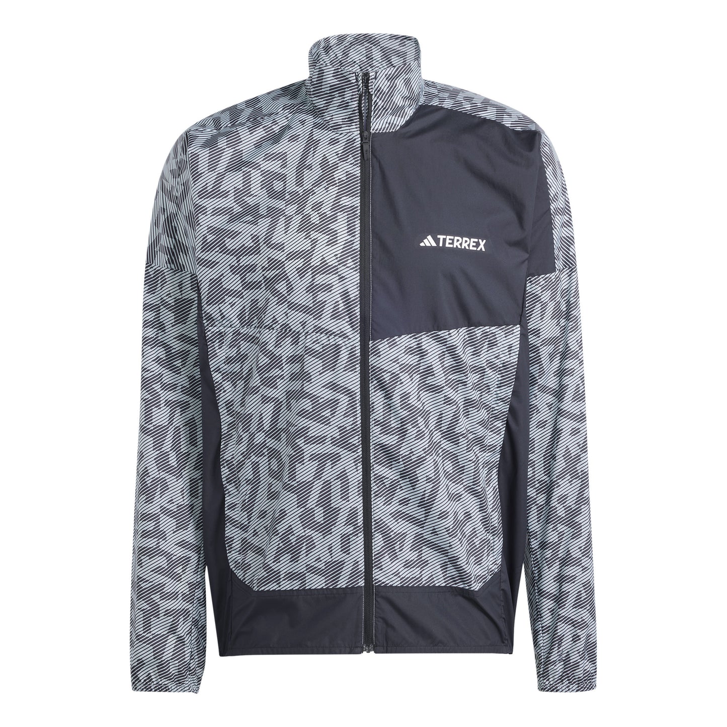 adidas Terrex Trail Wind Veste running Hommes - gris, noir
