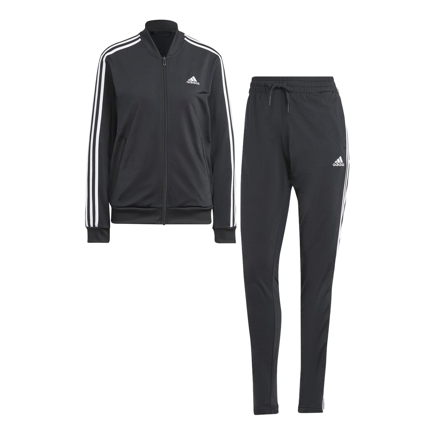 adidas 3Stripes Survêtement Femmes - noir, blanc