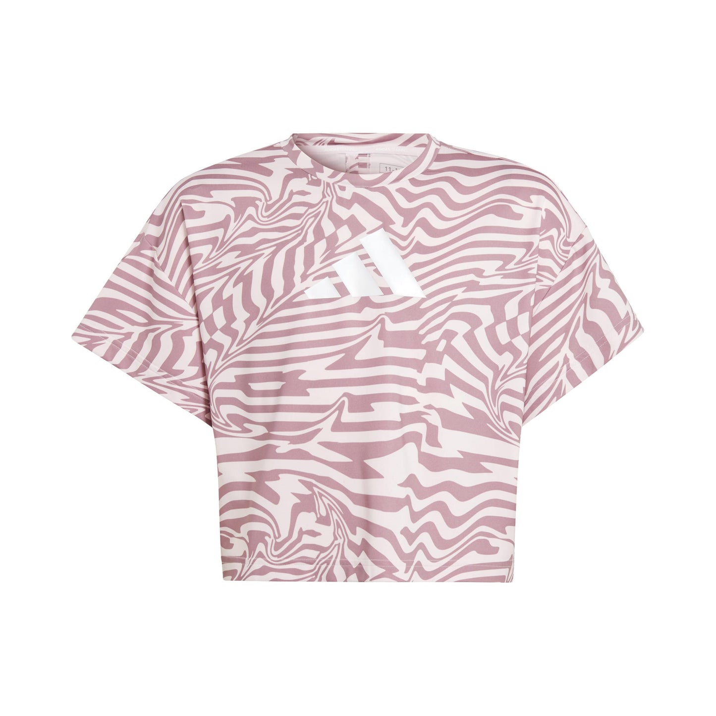 adidas Team Issue AOP T-shirt Filles - écru, lilas