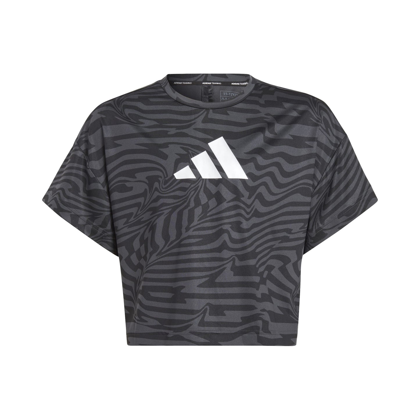 adidas Team Issue AOP T-shirt Filles - noir, gris foncé