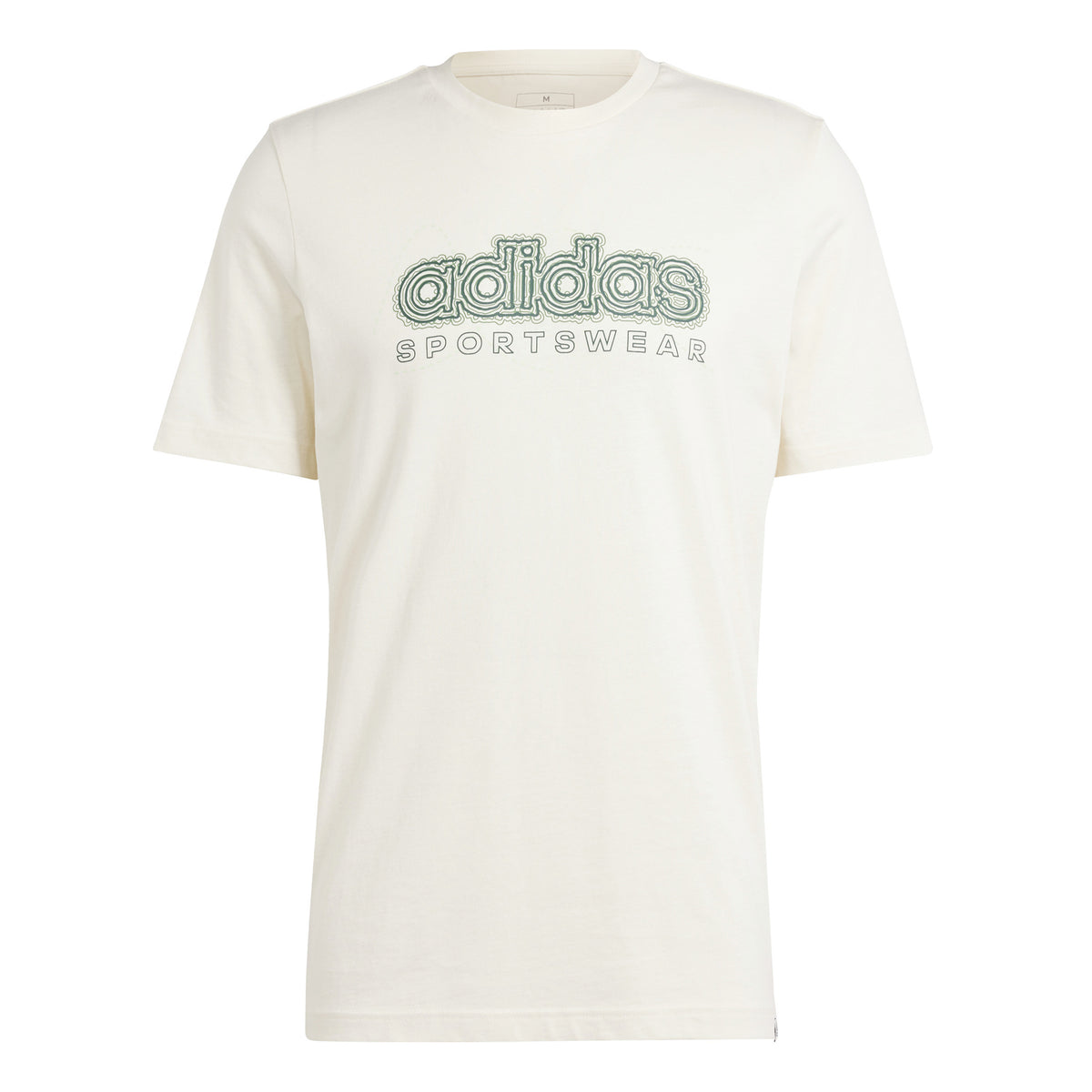 adidas Growth SPW T-shirt Hommes - blanc, vert olive
