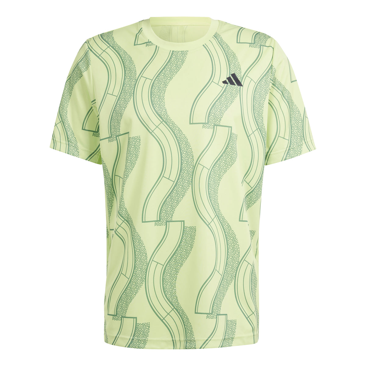 adidas Club Graphic T-shirt Hommes - vert clair,