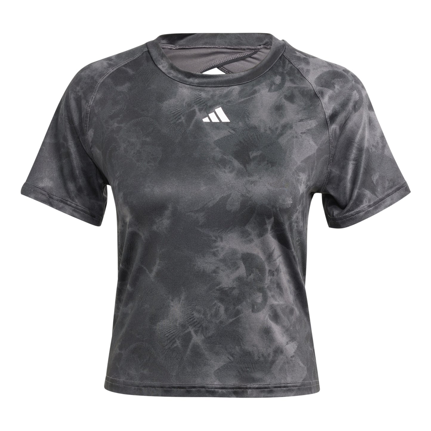 adidas AOP Flower T-shirt Femmes - gris, multicouleur