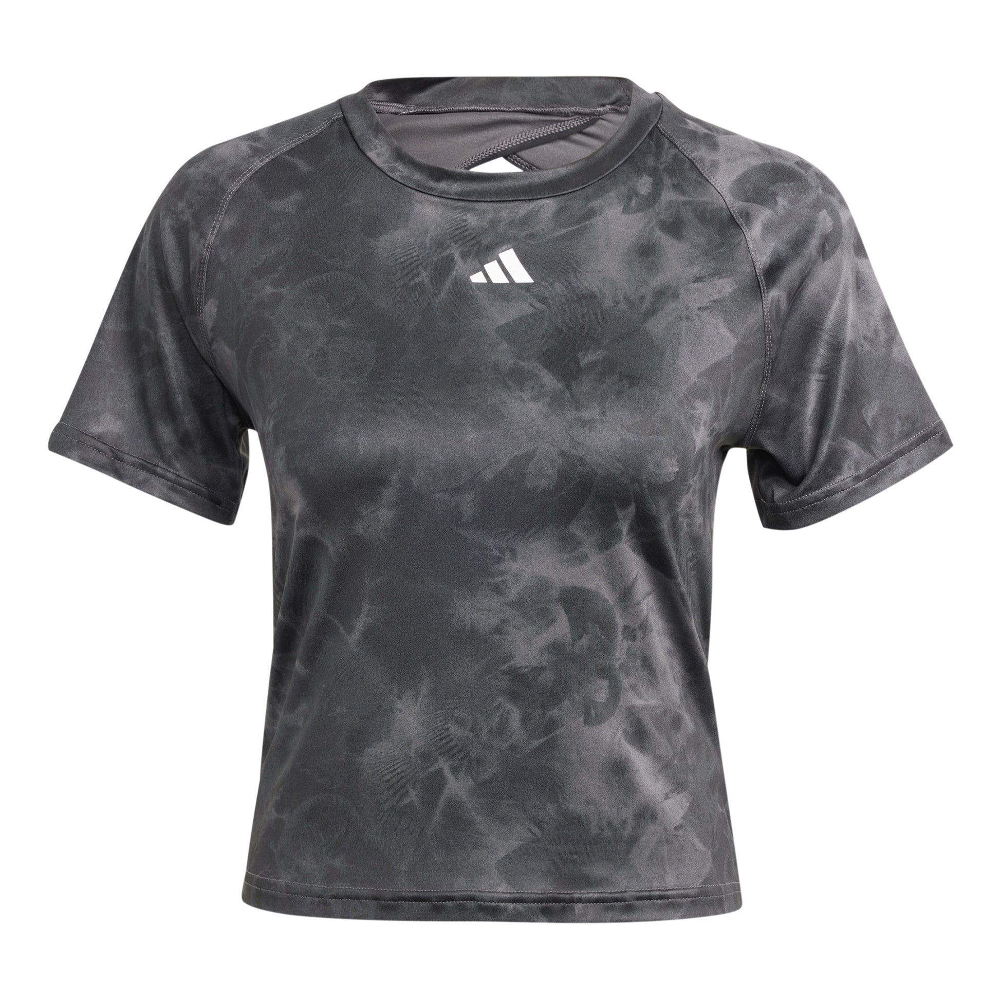 adidas AOP Flower T-shirt Femmes - gris, multicouleur