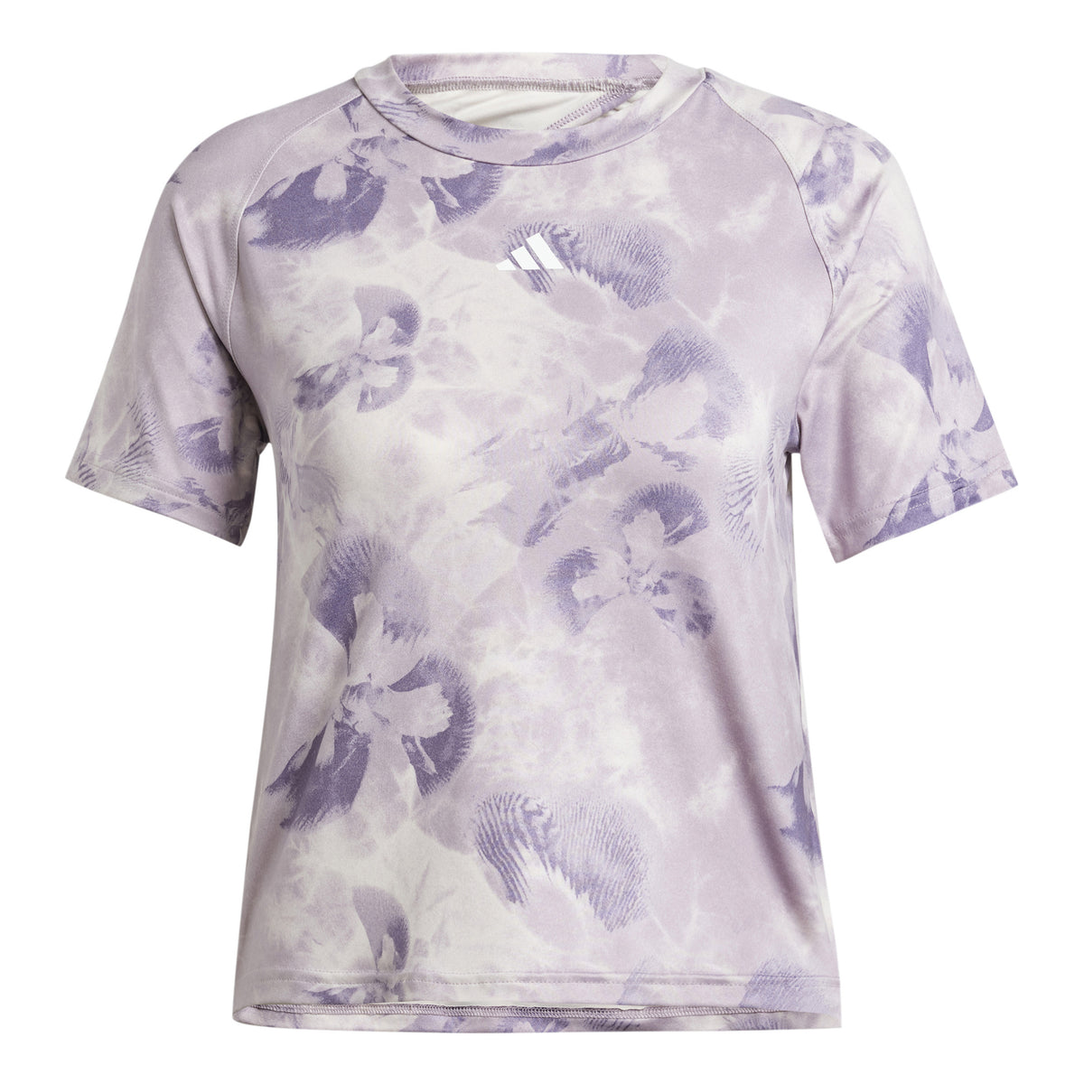 adidas AOP Flower T-shirt Femmes - lilas, multicouleur