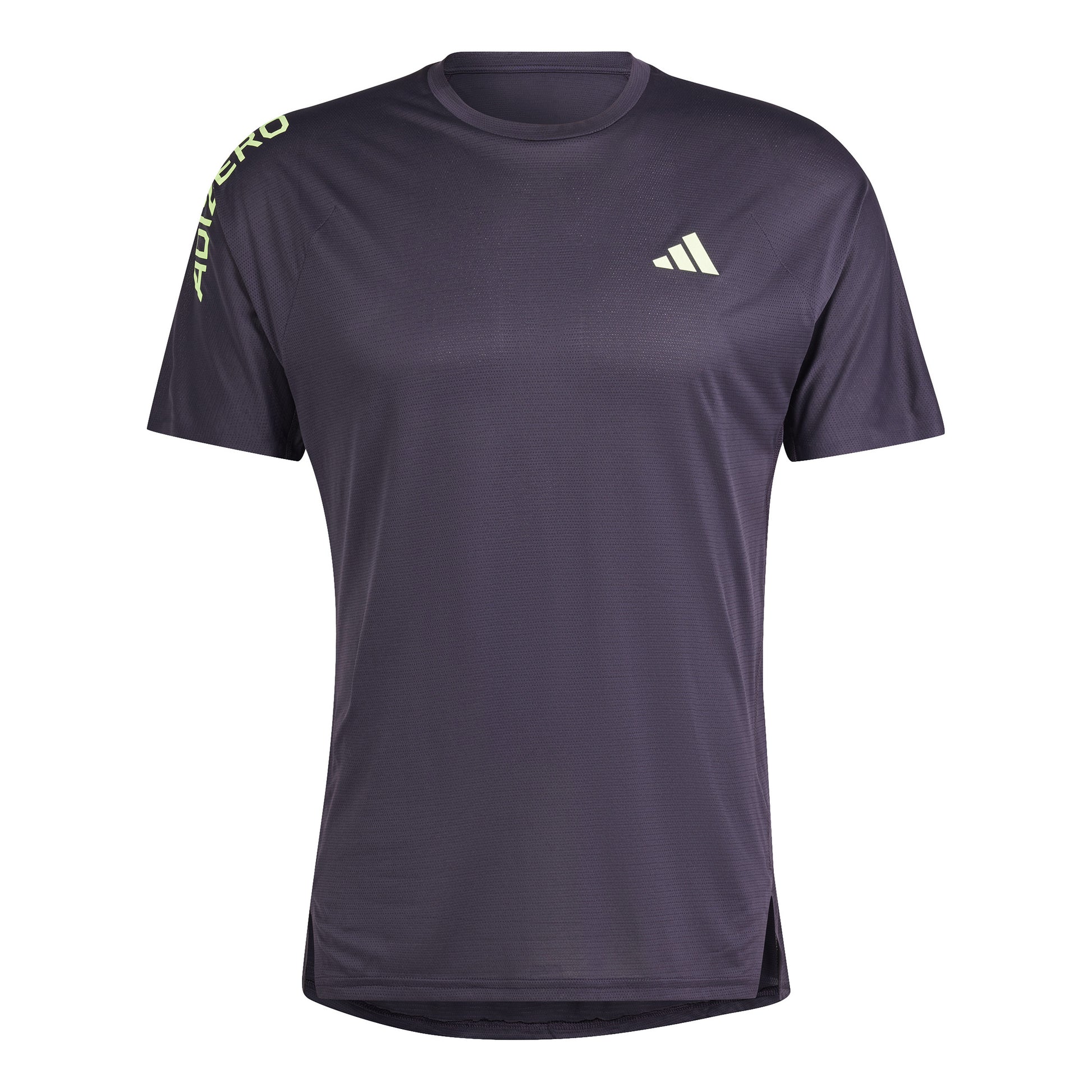 adidas Adizero Maillot de course Hommes - violet, vert clair