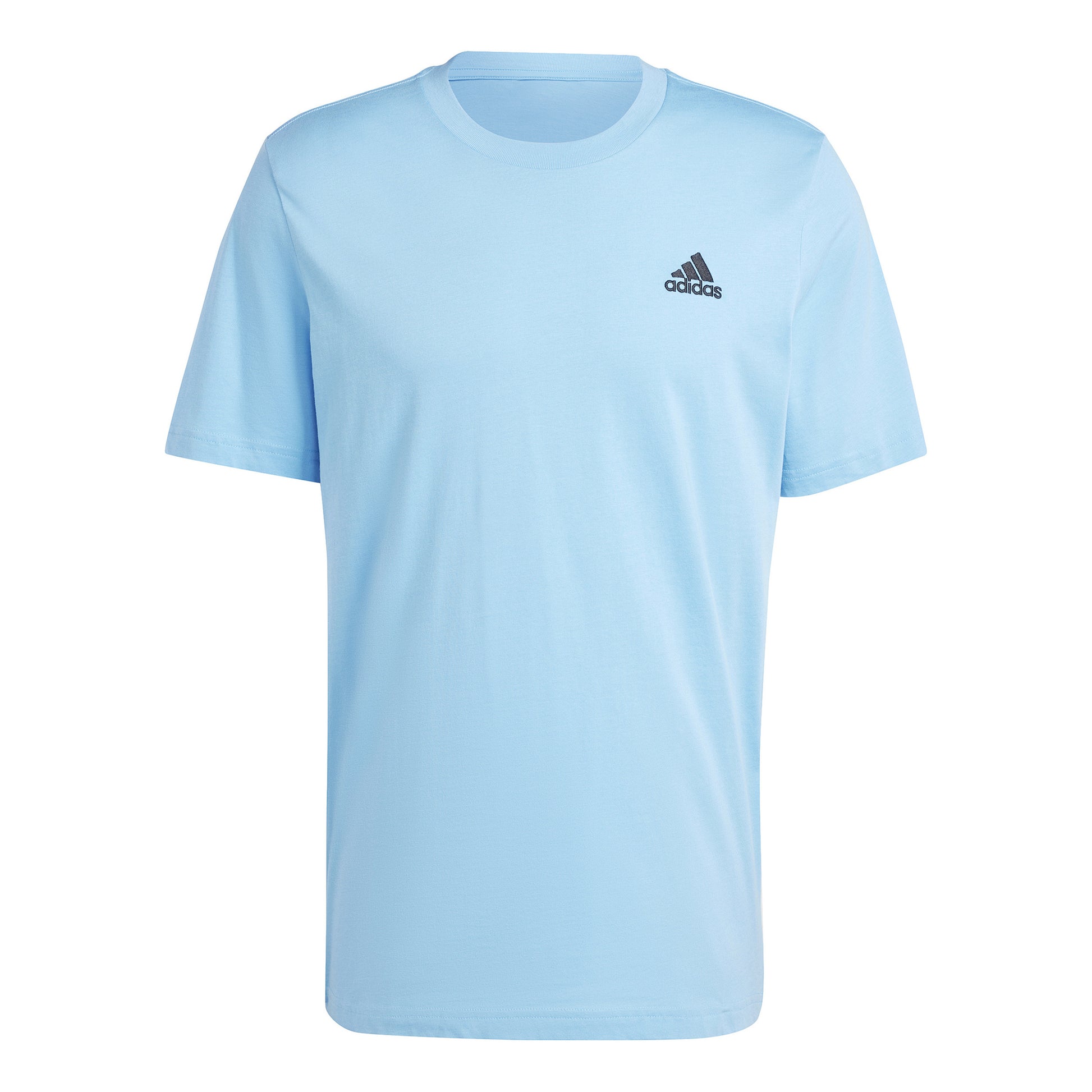 adidas Sleeveless Single Jersey T-shirt Hommes - bleu clair, noir