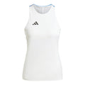 Y- Débardeur tank top Femmes - blanc, bleu