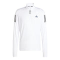 Own The Run B Half-Zip Haut manches longues Hommes - blanc,