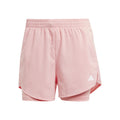 MIN 2in1 Shorts Femmes - rosé, blanc