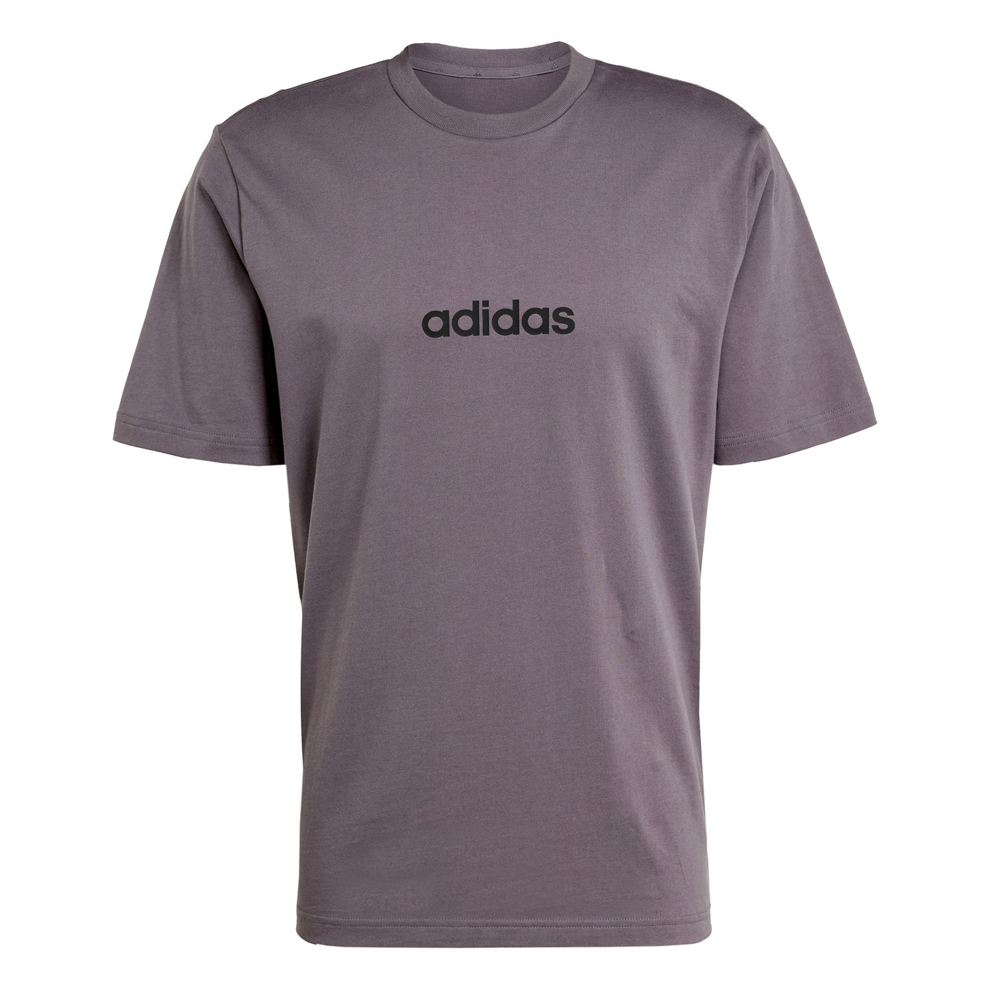 adidas Linear Single Jersey T-shirt Hommes-Gris Foncé