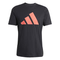 Essentials Feel Ready Logo T-shirt Hommes - noir, corail