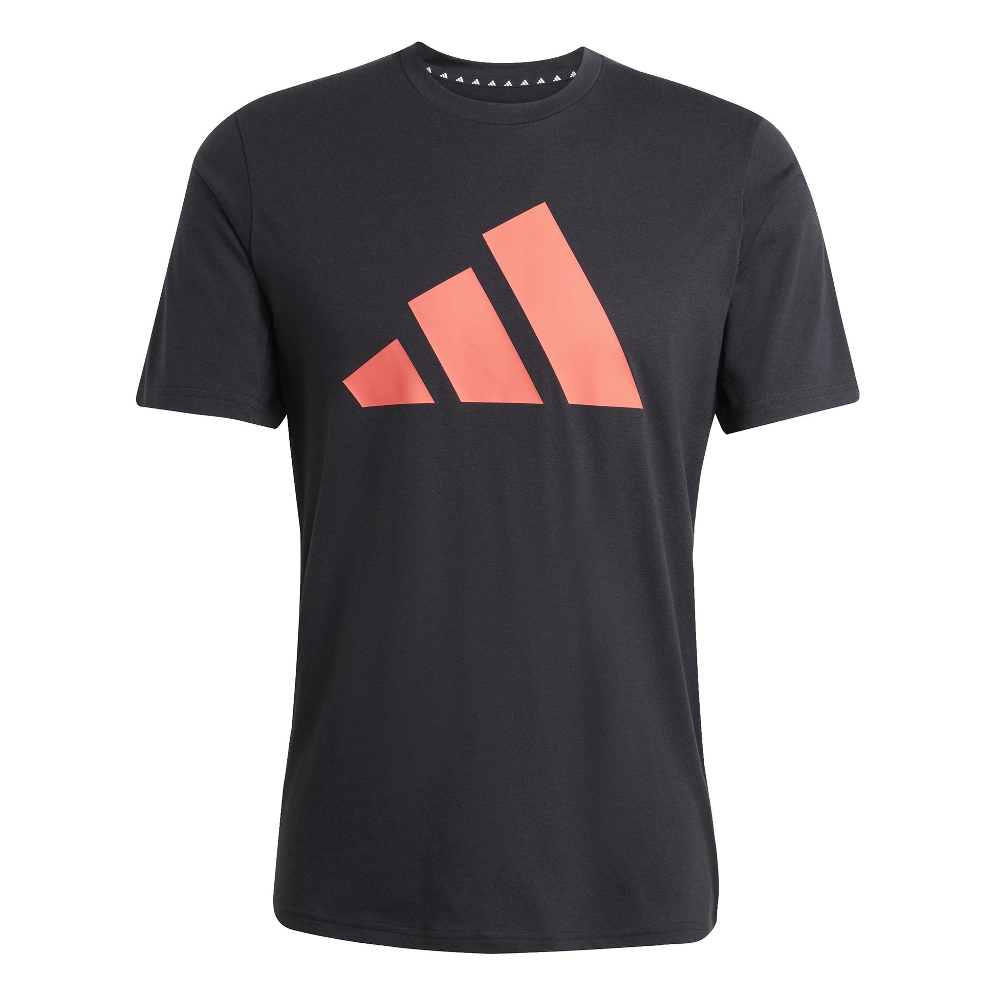 adidas Essentials Feel Ready Logo T-shirt Hommes - noir, corail