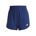 Pacer Woven High 5in Shorts Femmes-Bleu Foncé,Blanc